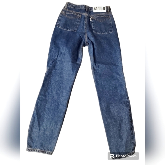 Ragged jeans blue jeans - Picture 2 of 9